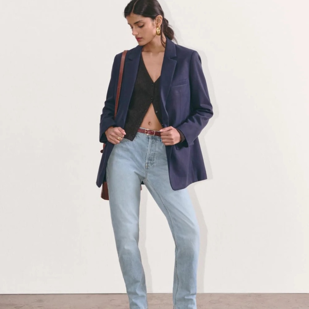 Everlane cheeky 90s crop Light Blue Straight Leg Jeans